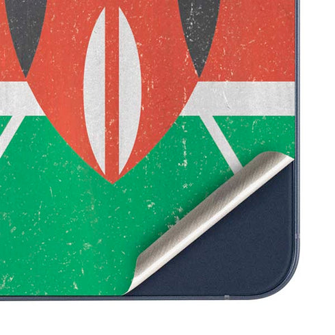 Kenya Flag Distressed Galaxy A36 5G Skin